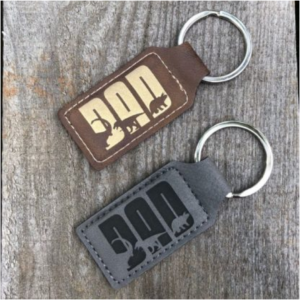 Dino Dad/Dino Mom keychain