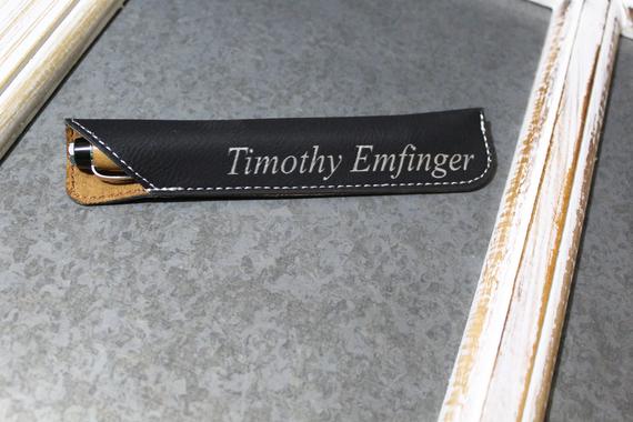 Personalized Pen Sleeve – Pen Box, pen gift box, engraved pen sleeve - For The Little Things