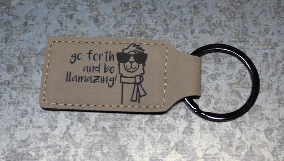 Llama Keychains – Personalized Llama Keychain - For The Little Things
