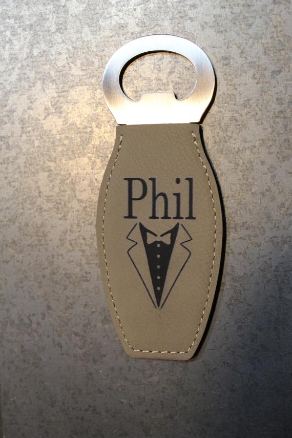 Bottle Opener - Magnetic, groomsman gift, wedding gift, wedding favors, groomsman bottle opener - For The Little Things