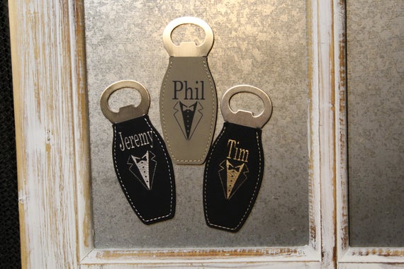 Bottle Opener - Magnetic, groomsman gift, wedding gift, wedding favors, groomsman bottle opener - For The Little Things