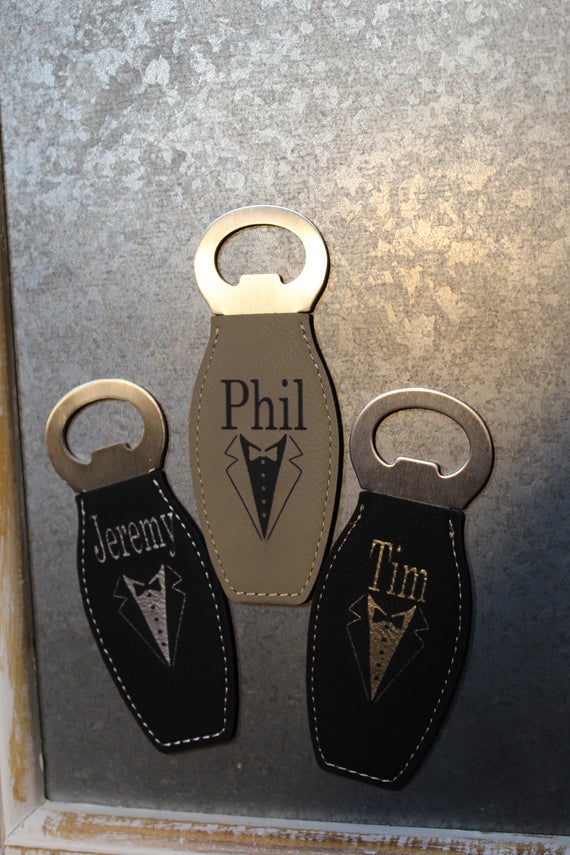 Bottle Opener - Magnetic, groomsman gift, wedding gift, wedding favors, groomsman bottle opener - For The Little Things