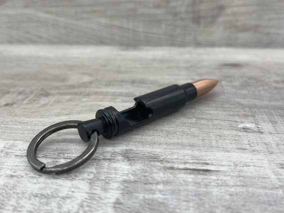 Personalized Bottle Opener Keychain – Bullet Shaped - For The Little Things