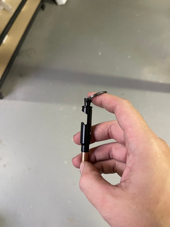 Personalized Bottle Opener Keychain – Bullet Shaped - For The Little Things