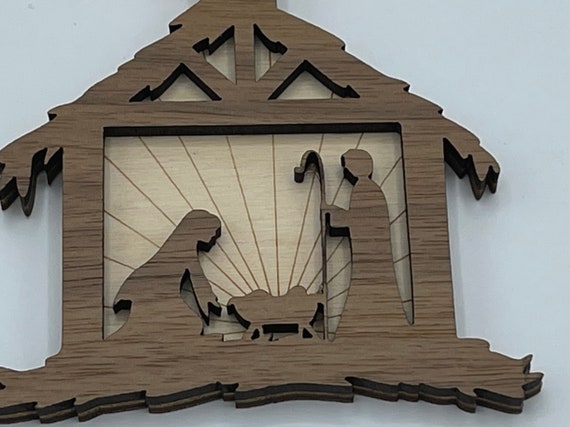 Nativity Scene Christmas Ornament - For The Little Things