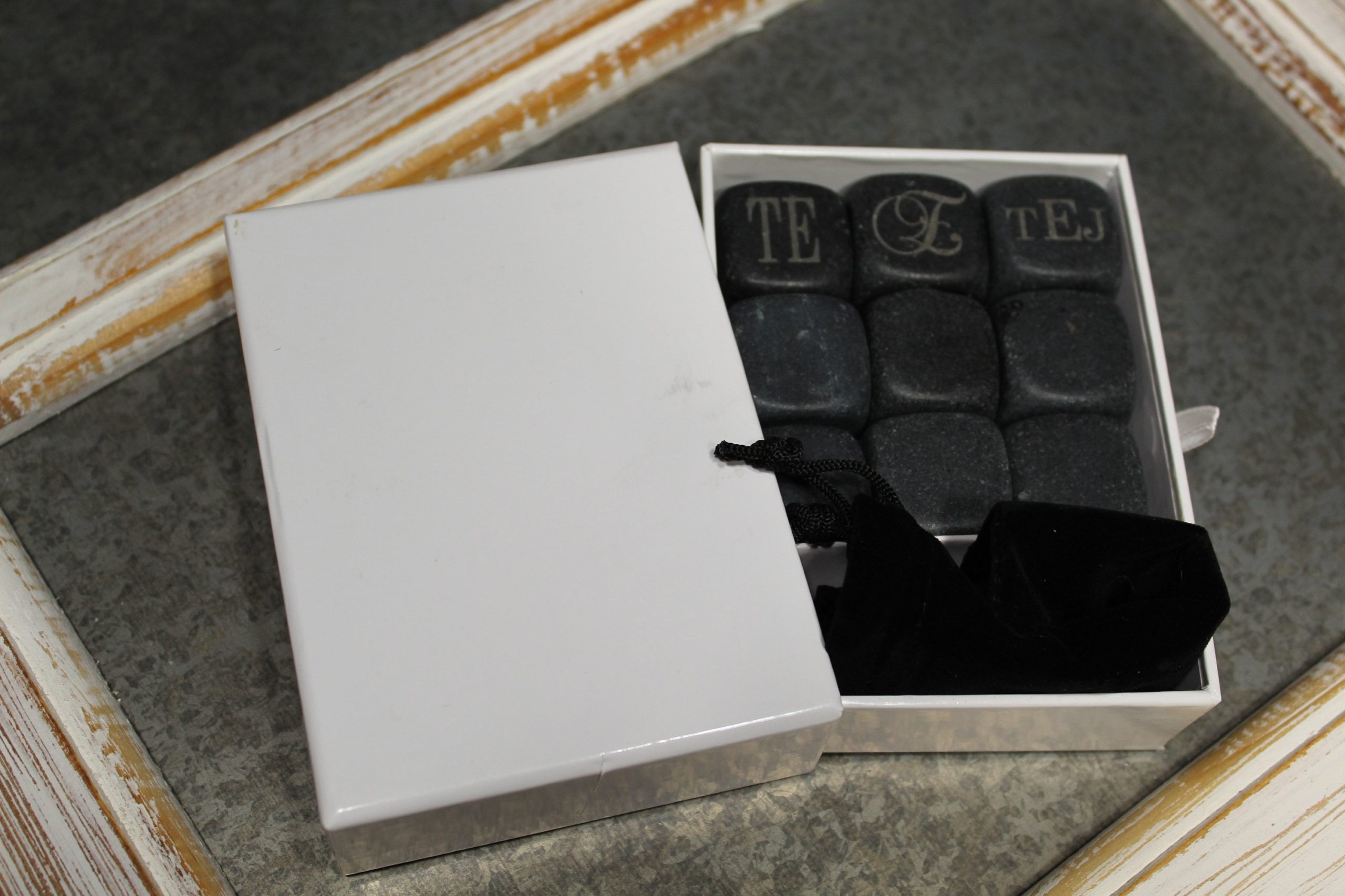 Personalized Whiskey Stones – Personalized stocking stuffer gift for him, Groomsmen gift, custom gift for dad birthday gift, Fathers Day - For The Little Things