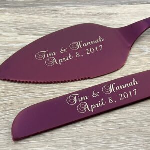 Cake Knife and Server Set