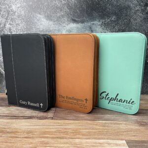 Personalized Bible Covers with Zipper | Custom Bible Case for Men & Women | Christian Gifts | Gifts for Christians