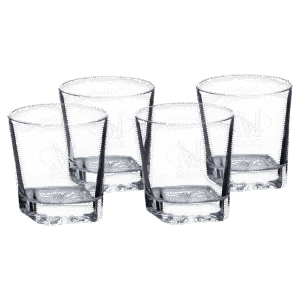 11 oz. Square Rocks Glasses in Printed Gift Box (Same Glasses as DCS301) Sold in Sets of 4, 6 Sets Per Case