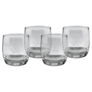 10 oz. Round Rocks Glasses in Gift Box with Printed Sleeve. (Same Glasses  as the DSC302S) Sold in Sets of 4, 6 Sets Per Case