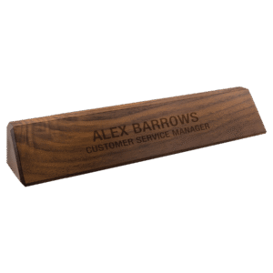 12 1/2" Genuine Walnut Desk Wedge