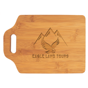 11" x 7 3/4" Bamboo Cutting Board with Handle