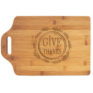 15" x 10 1/4" Bamboo Cutting Board with Handle